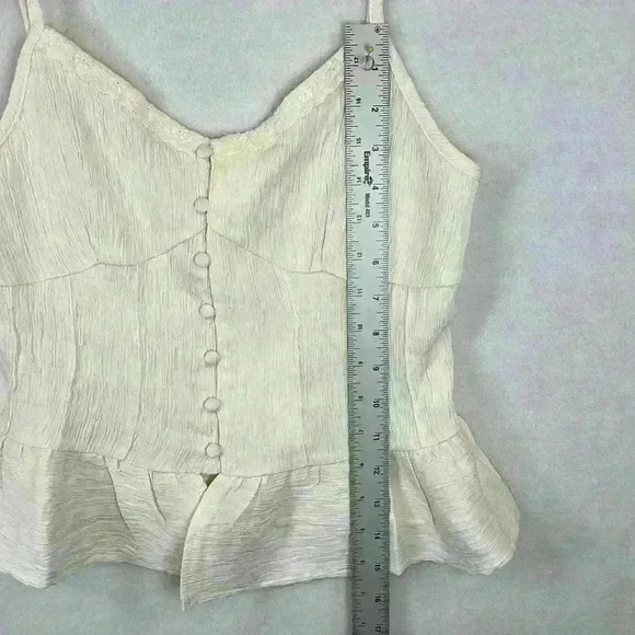 By Together Women’s Camisole Sz Medium Cream Cottagecore Coquette Feminine NWT - Picture 7 of 9